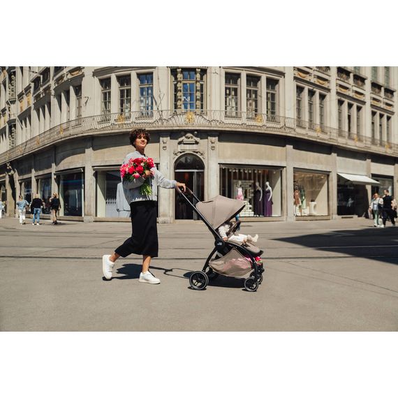 Britax Romer Rio - kočárek 2v1 hluboký a sportovní, Rodzaj wózka: głęboko-spacerowy, Kolor materiału: Style - Teak, 50 zdjęcie