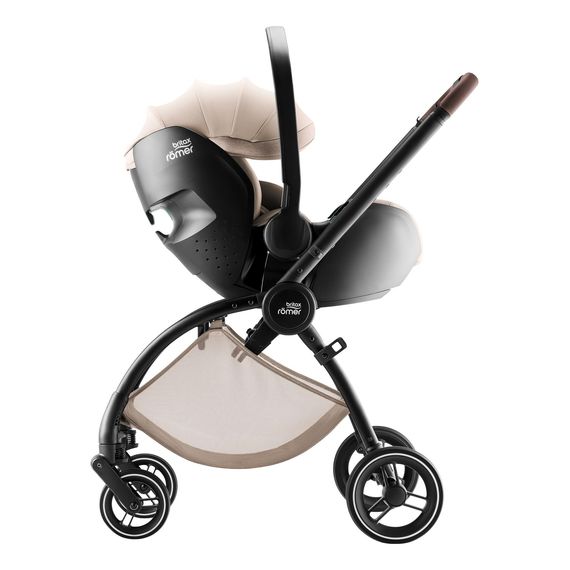 Britax Romer Rio - kočárek 2v1 hluboký a sportovní, Rodzaj wózka: głęboko-spacerowy, Kolor materiału: Style - Teak, 58 zdjęcie