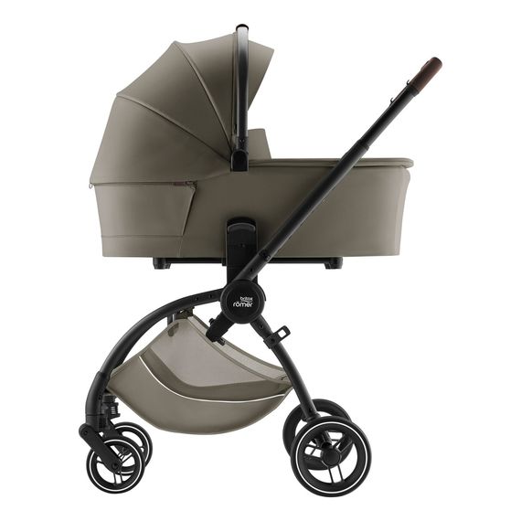 Britax Romer Rio - kočárek 2v1 hluboký a sportovní, Rodzaj wózka: głęboko-spacerowy, Kolor materiału: Lux - Urban Olive