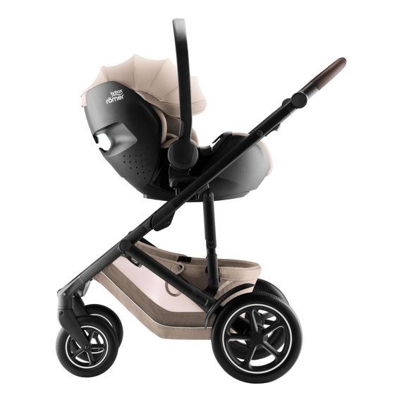 Britax Romer Smile 5Z * Sleva v košíku * kombinovaný kočárek 2v1, Rodzaj wózka: głęboko-spacerowy, Kolor materiału: Style - Teak, 34 zdjęcie