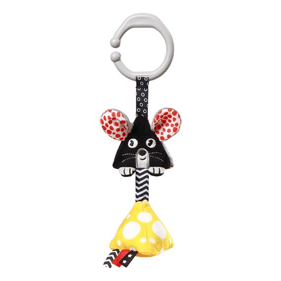 Babyono kontrastowa zawieszka do wózka Mouse