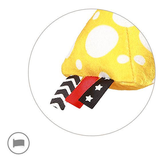 Babyono kontrastowa zawieszka do wózka Mouse, 3 zdjęcie