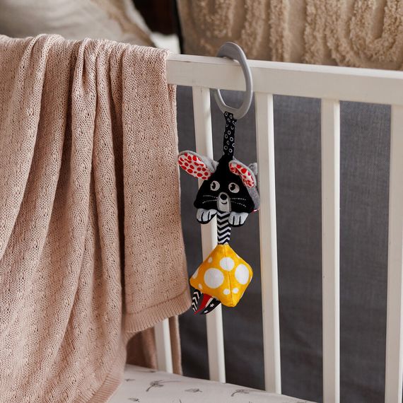 Babyono kontrastowa zawieszka do wózka Mouse, 5 zdjęcie