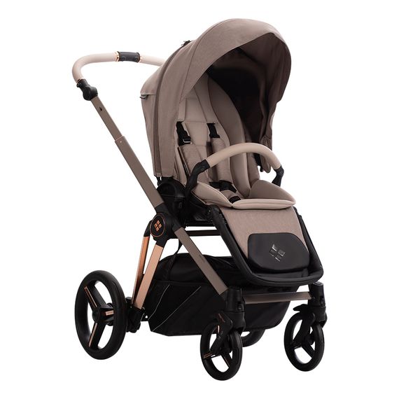 Bebetto Monti Premium Class - kombinovaný kočárek, Kolekcja: Premium Class, Kolor materiału: Kaszmir 08, 5 zdjęcie