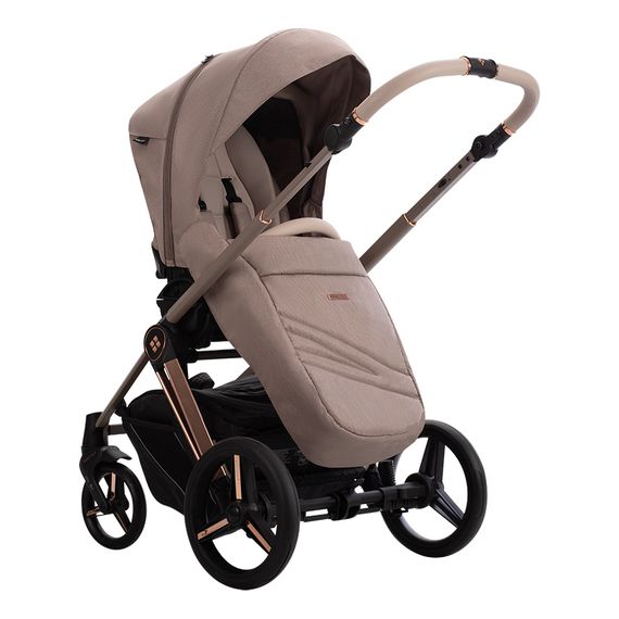 Bebetto Monti Premium Class - kombinovaný kočárek, Kolekcja: Premium Class, Kolor materiału: Kaszmir 08, 6 zdjęcie