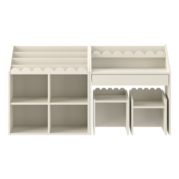 Bellamy Book Nook židlička Montessori Latte, Kolor: Latte, 9 zdjęcie