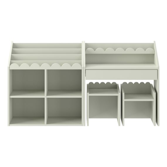 Bellamy Book Nook židlička Montessori Sage, Kolor: Sage, 9 zdjęcie