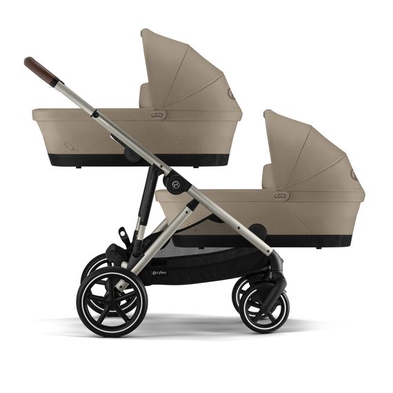 Cybex Gazelle S - hluboká korba ke kočárku, Kolor materiału: Almond Beige, 11 zdjęcie
