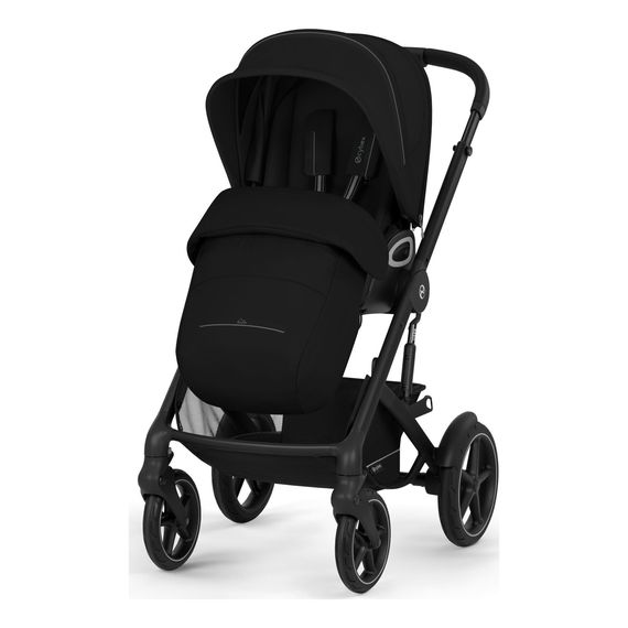 Cybex Talos S Lux 3 - sportovní kočárek, Rodzaj wózka: spacerowy, Kolor materiału: Moon Black