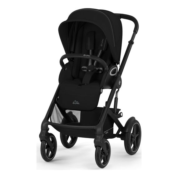 Cybex Talos S Lux 3 - sportovní kočárek, Rodzaj wózka: spacerowy, Kolor materiału: Moon Black, 5 zdjęcie