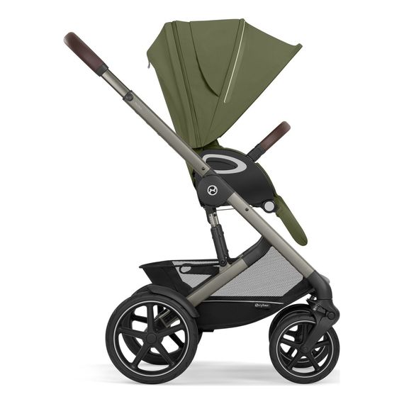 Cybex Talos S Lux 3 - sportovní kočárek, Rodzaj wózka: spacerowy, Kolor materiału: Moss Green, 7 zdjęcie