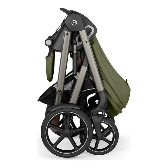 Cybex Talos S Lux 3 - sportovní kočárek, Rodzaj wózka: spacerowy, Kolor materiału: Moss Green, 10 zdjęcie