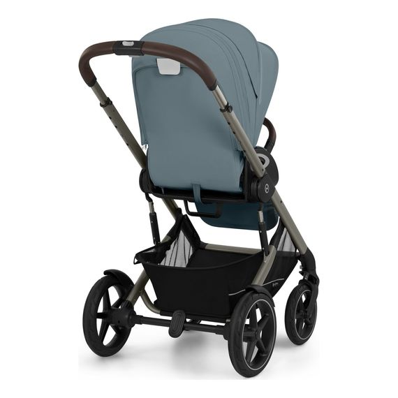 Cybex Talos S Lux 3 - sportovní kočárek, Rodzaj wózka: spacerowy, Kolor materiału: Stormy Blue, 9 zdjęcie