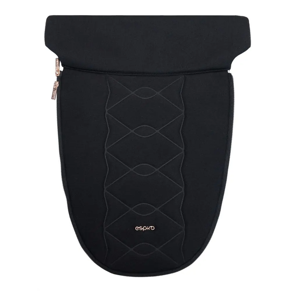 Espiro Only kočárek 2v1 kombinovaný s hlubokou korbou a sportovní sedačkou, Rodzaj wózka: głęboko-spacerowy, Kolor materiału: 510 Stylish Black, 8 zdjęcie