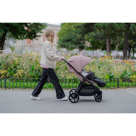 Espiro Wave Pro * Sleva v košíku * sportovní kočárek, Kolor materiału: 08 Pink Melody, 9 zdjęcie