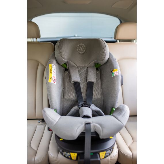Avionaut Stardust Airflow - otočná autosedačka pro batolata (61 - 150 cm | 9 - 20 kg | 3 měsíce - 12 let), Kolor: Grey, 11 zdjęcie