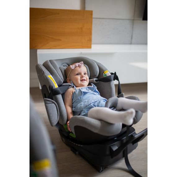Avionaut Stardust Airflow od narození - otočná autosedačka pro miminka (40 - 150 cm | 0 - 36 kg | 0 - 12 let), Kolor: Grey, 14 zdjęcie