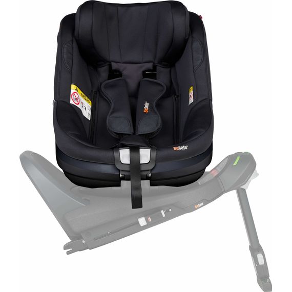 BeSafe Beyond² 360 - otočná autosedačka pro batolata (61-125 cm | 9-22 kg | 6 měsíců - 6 let), Baza: bez bazy, Kolor: Black SoftBreeze, 10 zdjęcie