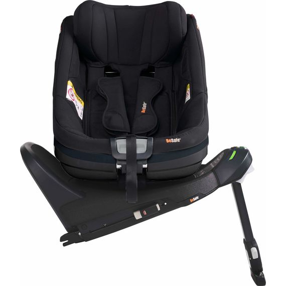 BeSafe Beyond² 360 se základnou Beyond - otočná autosedačka pro batolata (61-125 cm | 9-22 kg | 6 měsíců - 6 let), Baza: Beyond Base, Kolor: Fresh Black Cab