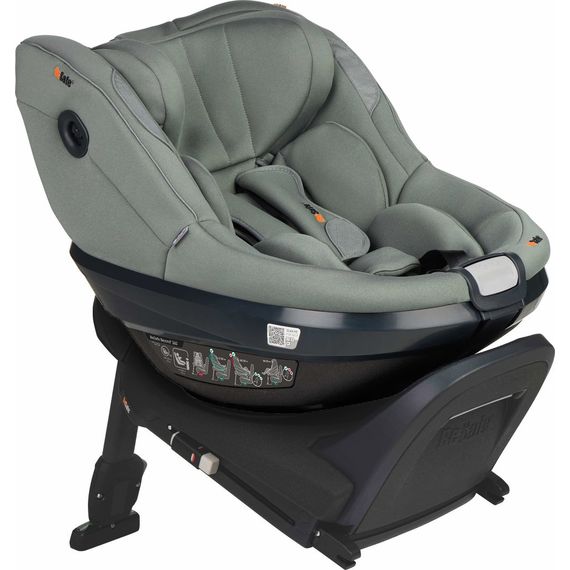 BeSafe Beyond² 360 z bazą Beyond -  obrotowy fotelik samochodowy dla maluchów (61 - 125 cm | 9 - 22 kg | 6 miesięcy - 6 lat), Baza: Beyond Base, Kolor: Meadow Green SoftBreeze, 10 zdjęcie
