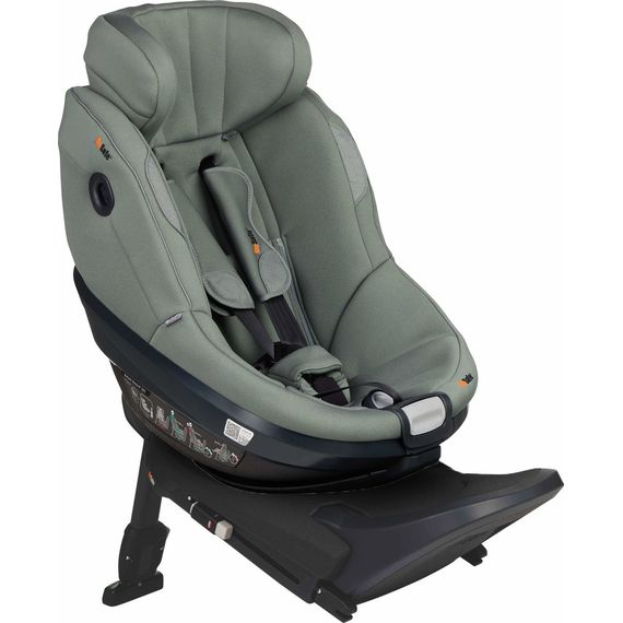 BeSafe Beyond² 360 z bazą Beyond -  obrotowy fotelik samochodowy dla maluchów (61 - 125 cm | 9 - 22 kg | 6 miesięcy - 6 lat), Baza: Beyond Base, Kolor: Meadow Green SoftBreeze, 11 zdjęcie