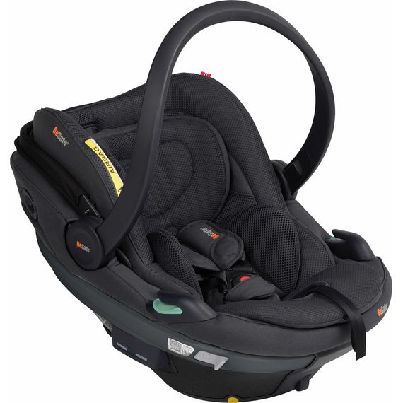 BeSafe Go Beyond² - autosedačka pro miminka s ležící polohou (40-87 cm | 0-13 kg | 0-18 měsíců), Baza: bez bazy, Kolor: Anthracite Mesh