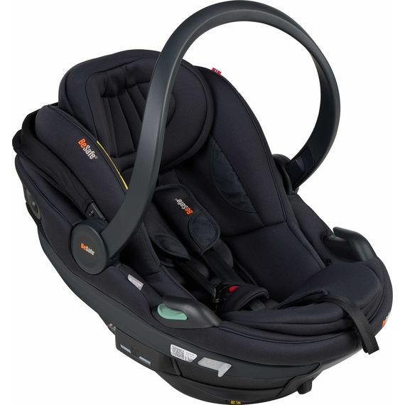 BeSafe Go Beyond² - autosedačka pro miminka s ležící polohou (40-87 cm | 0-13 kg | 0-18 měsíců), Baza: bez bazy, Kolor: Black SoftBreeze, 7 zdjęcie