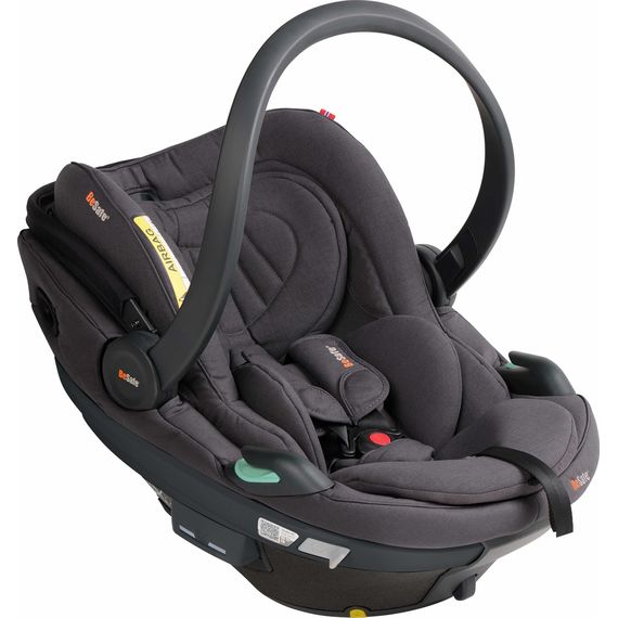 BeSafe Go Beyond² - autosedačka pro miminka s ležící polohou (40-87 cm | 0-13 kg | 0-18 měsíců), Baza: bez bazy, Kolor: Dark Grey Melange