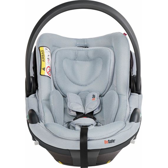 BeSafe Go Beyond² - autosedačka pro miminka s ležící polohou (40-87 cm | 0-13 kg | 0-18 měsíců), Baza: bez bazy, Kolor: Peak Mesh, 8 zdjęcie