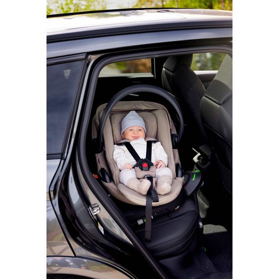 BeSafe Go Beyond² - autosedačka pro miminka s ležící polohou (40-87 cm | 0-13 kg | 0-18 měsíců), Baza: bez bazy, Kolor: Peak Mesh, 10 zdjęcie