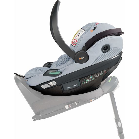 BeSafe Go Beyond² - autosedačka pro miminka s ležící polohou (40-87 cm | 0-13 kg | 0-18 měsíců), Baza: bez bazy, Kolor: Peak Mesh, 11 zdjęcie