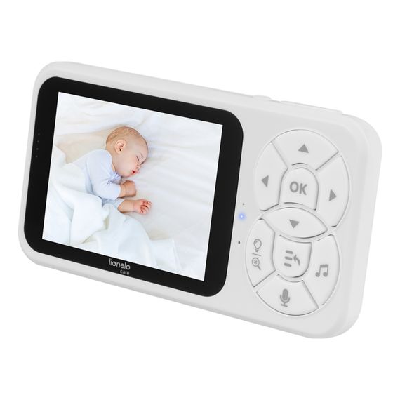 Lionelo Care Babyline 3.4 dětská chůvička elektronická White, 4 zdjęcie