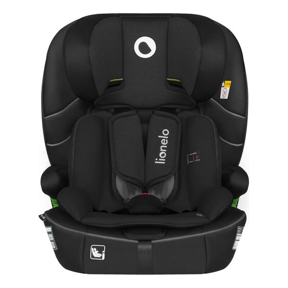 Lionelo Billy i-Size - autosedačka pro batolata (76 - 150 cm | 9 - 36 kg | 15 m - 12 let), Kolor: Black Carbon, 5 zdjęcie