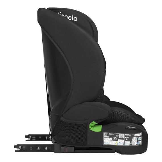Lionelo Billy i-Size - autosedačka pro batolata (76 - 150 cm | 9 - 36 kg | 15 m - 12 let), Kolor: Black Carbon, 8 zdjęcie