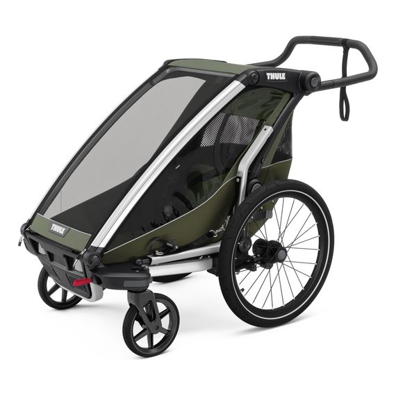 Thule Chariot Lite přívěsný vozík za kolo pro jedno dítě, Rodzaj wózka: dla jednego dziecka, Kolor materiału: Vintage Green, 2 zdjęcie