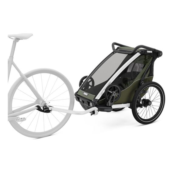 Thule Chariot Lite přívěsný vozík za kolo pro jedno dítě, Rodzaj wózka: dla jednego dziecka, Kolor materiału: Vintage Green, 4 zdjęcie