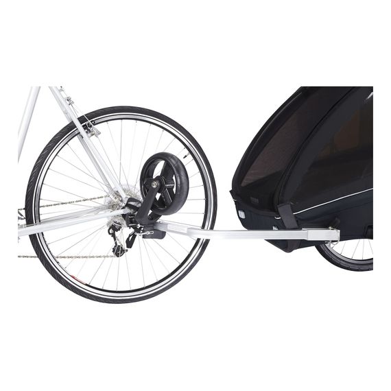 Thule Coaster XT - cyklistický přívěsný vozík pro jedno nebo dvě děti, Kolor materiału: Black, 8 zdjęcie