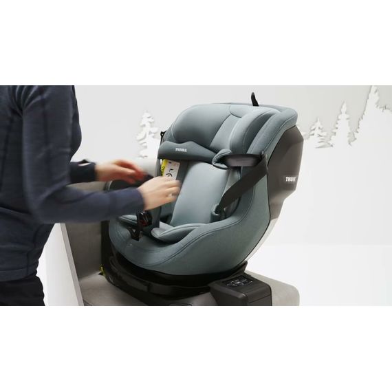 Thule Elm se základnou Alfi - autosedačka pro batolata (67 - 105 cm | 9 - 18 kg | 6 měsíců - 4 roky), Baza: baza Alfi, Kolor: Mid Blue, 7 zdjęcie