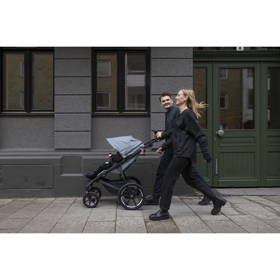 Thule Urban Glide 4-wheel čtyřkolový terénní kočárek, Rodzaj wózka: spacerowy, Kolor materiału: Mid Blue, 16 zdjęcie