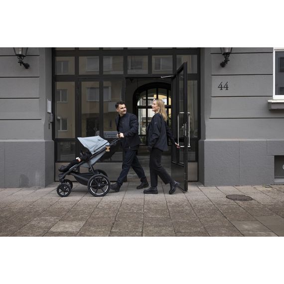 Thule Urban Glide 4-wheel čtyřkolový terénní kočárek, Rodzaj wózka: spacerowy, Kolor materiału: Mid Blue, 18 zdjęcie