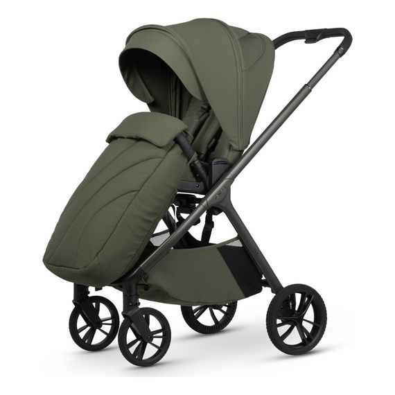 Venicci Tila - wózek 2w1 głęboko-spacerowy składany z gondolą, Kolor materiału: Olive, 16 zdjęcie