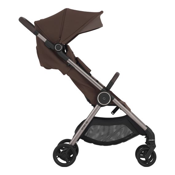 Anex IQ wózek 3w1 głęboko-spacerowy z opcją przekształcenia w lekką spacerówkę - bez kluczyka, Kolekcja: Premium, Kolor materiału: Brew, 25 zdjęcie