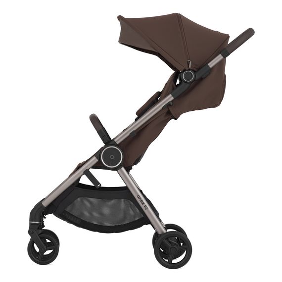 Anex IQ wózek 3w1 głęboko-spacerowy z opcją przekształcenia w lekką spacerówkę - bez kluczyka, Kolekcja: Premium, Kolor materiału: Brew, 27 zdjęcie