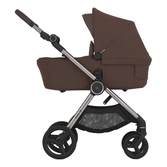 Anex IQ wózek 3w1 głęboko-spacerowy z opcją przekształcenia w lekką spacerówkę - bez kluczyka, Kolekcja: Premium, Kolor materiału: Brew, 16 zdjęcie