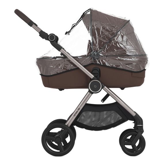 Anex IQ wózek 3w1 głęboko-spacerowy z opcją przekształcenia w lekką spacerówkę - bez kluczyka, Kolekcja: Premium, Kolor materiału: Brew, 34 zdjęcie