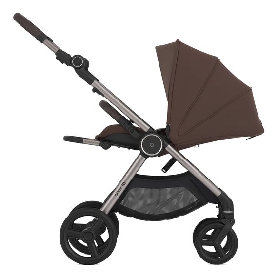 Anex IQ wózek 3w1 głęboko-spacerowy z opcją przekształcenia w lekką spacerówkę - bez kluczyka, Kolekcja: Premium, Kolor materiału: Brew, 35 zdjęcie