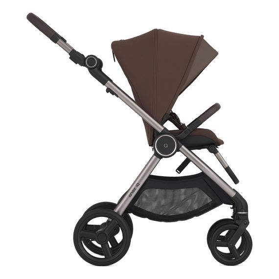 Anex IQ wózek 3w1 głęboko-spacerowy z opcją przekształcenia w lekką spacerówkę - bez kluczyka, Kolekcja: Premium, Kolor materiału: Brew, 37 zdjęcie