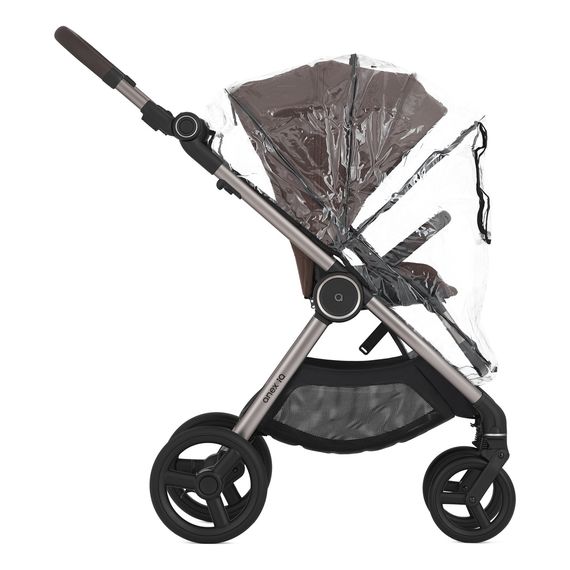 Anex IQ wózek 3w1 głęboko-spacerowy z opcją przekształcenia w lekką spacerówkę - bez kluczyka, Kolekcja: Premium, Kolor materiału: Brew, 38 zdjęcie