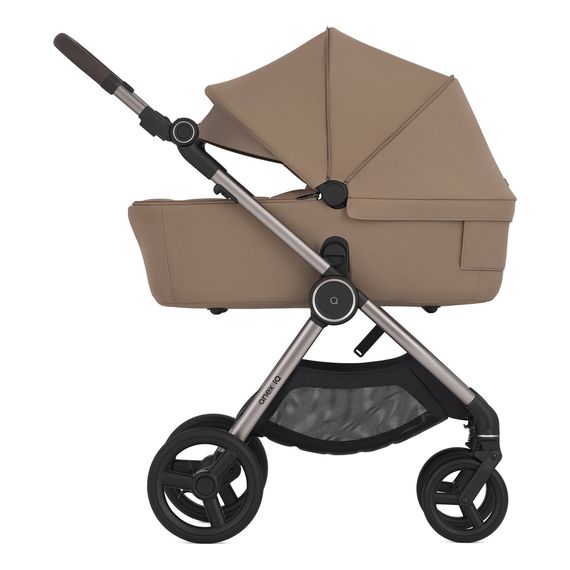 Anex IQ kočárek 3v1 s korbou, sportovním sedátkem a buggy – prémiová transformace 6v1, Kolekcja: Premium, Kolor materiału: Buff, 30 zdjęcie