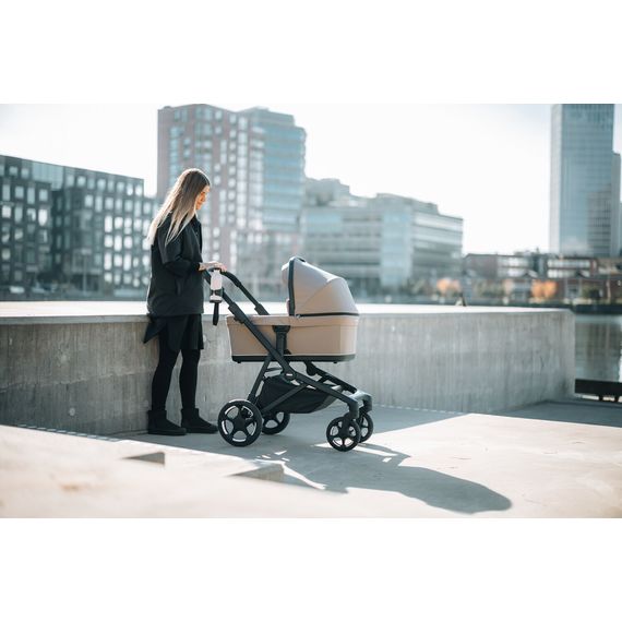 Thule Sleek 2 kočárek rok po roce, Rodzaj wózka: rok po roku, Kolor materiału: Tinted Taupe, Kolor ramy: Black, 5 zdjęcie